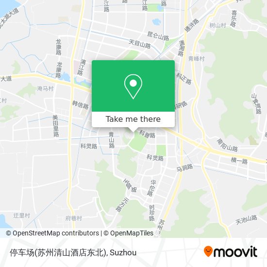 停车场(苏州清山酒店东北) map