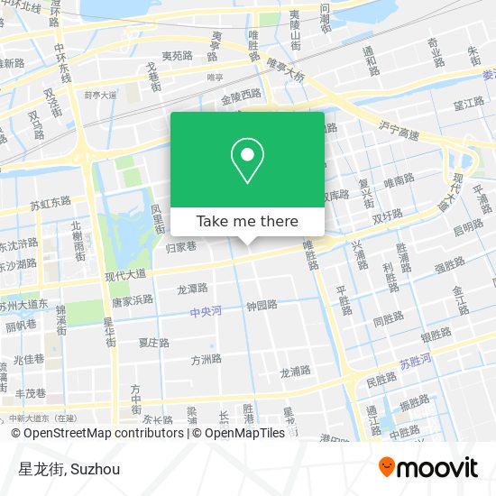 星龙街 map