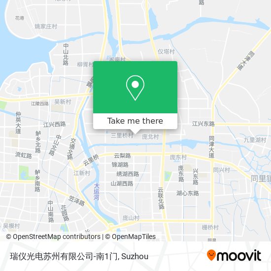 瑞仪光电苏州有限公司-南1门 map