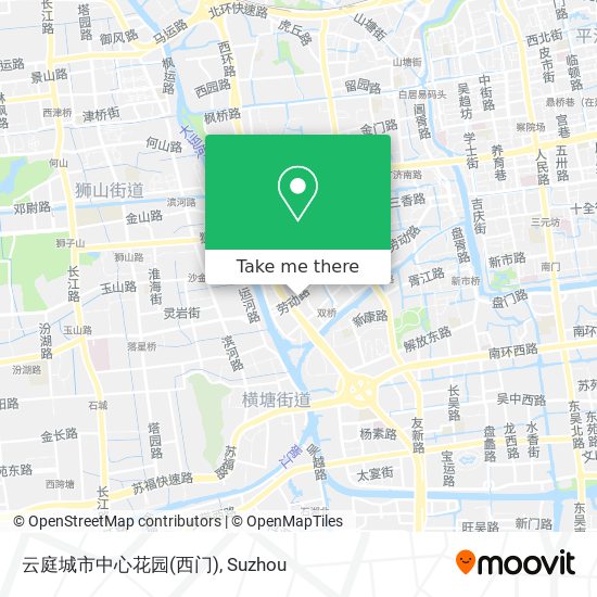 云庭城市中心花园(西门) map
