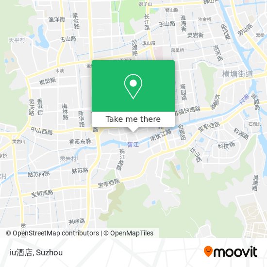 iu酒店 map