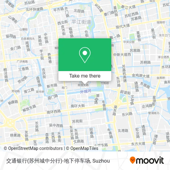 交通银行(苏州城中分行)-地下停车场 map