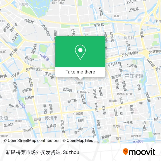 新民桥菜市场外卖发货站 map