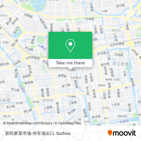 新民桥菜市场-停车场出口 map