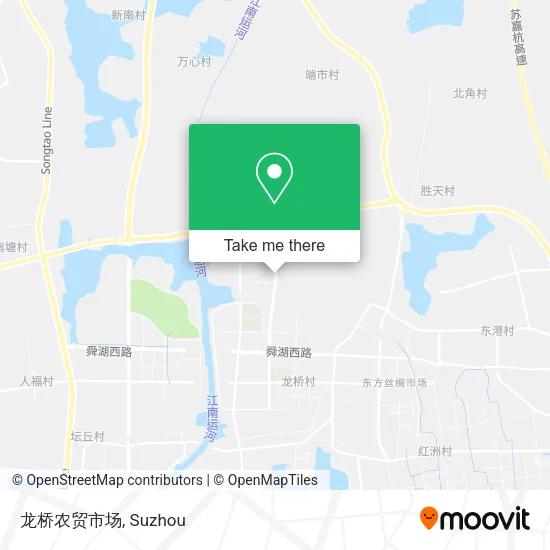 龙桥农贸市场 map