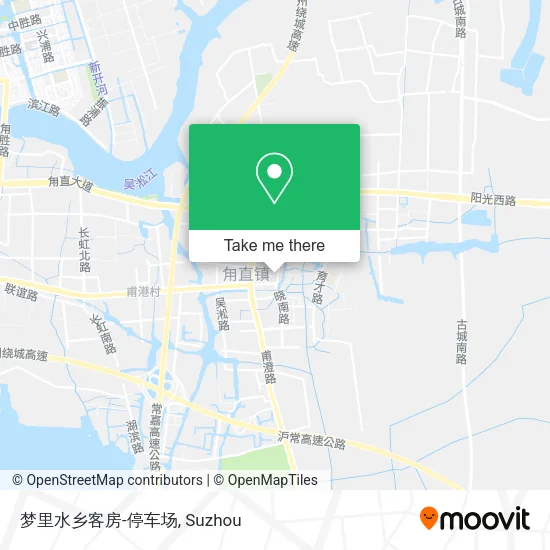 梦里水乡客房-停车场 map