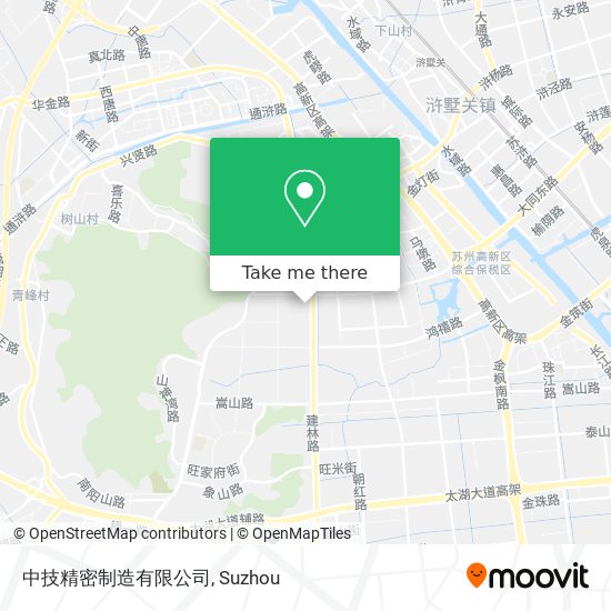 中技精密制造有限公司 map