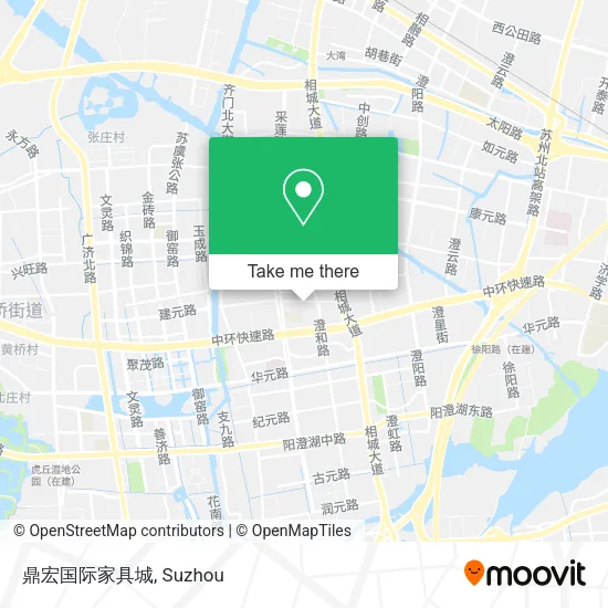 鼎宏国际家具城 map