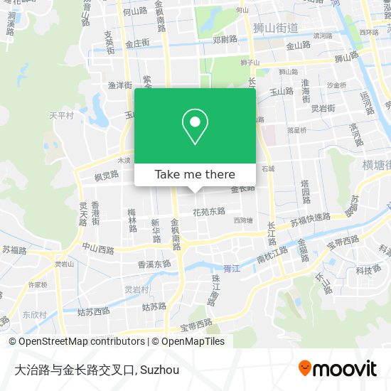 大治路与金长路交叉口 map