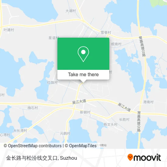 金长路与松汾线交叉口 map