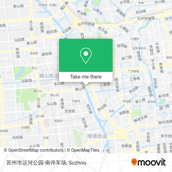 苏州市运河公园-南停车场 map