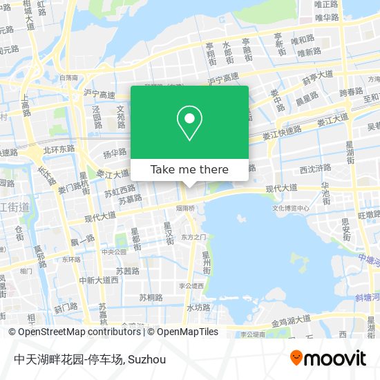 中天湖畔花园-停车场 map