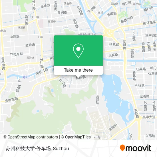 苏州科技大学-停车场 map