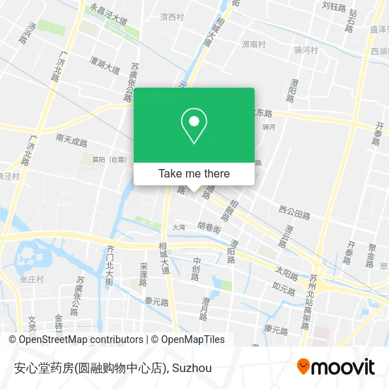 安心堂药房(圆融购物中心店) map