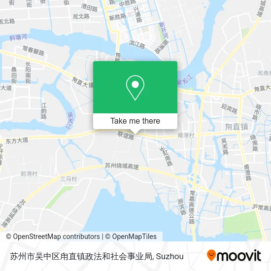 苏州市吴中区甪直镇政法和社会事业局 map