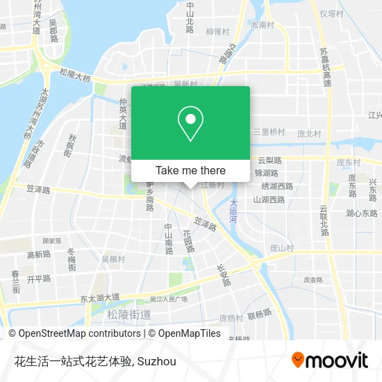 花生活一站式花艺体验 map