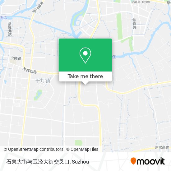 石泉大街与卫泾大街交叉口 map