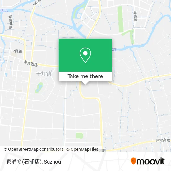 家润多(石浦店) map