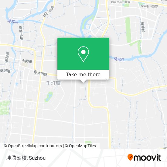 坤腾驾校 map