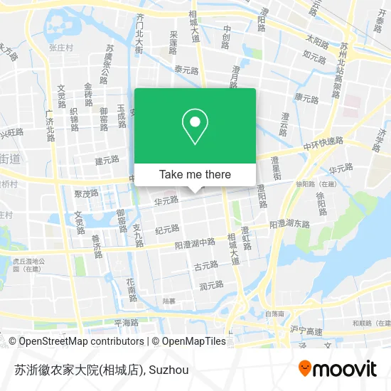 苏浙徽农家大院(相城店) map