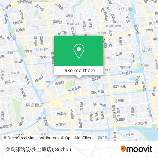 菜鸟驿站(苏州金塘店) map