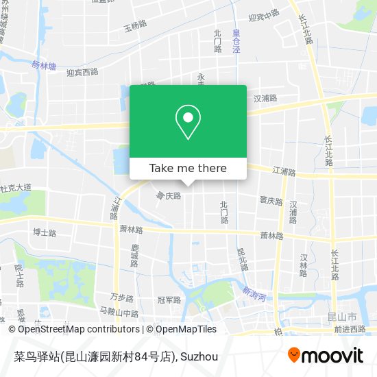 菜鸟驿站(昆山濂园新村84号店) map
