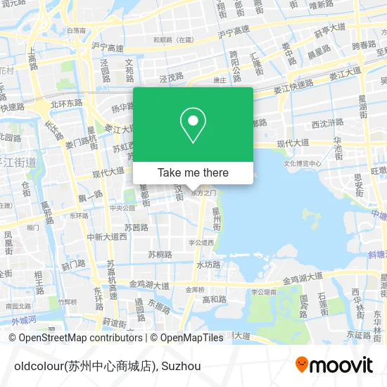 oldcolour(苏州中心商城店) map