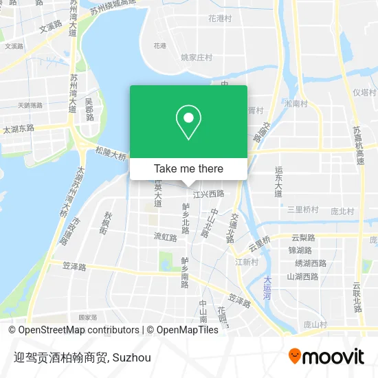 迎驾贡酒柏翰商贸 map