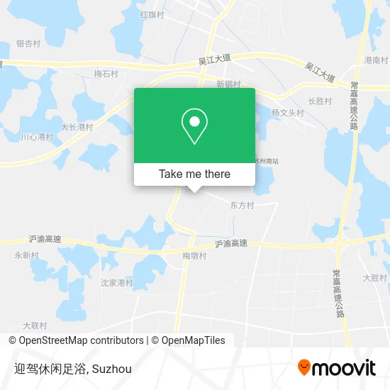 迎驾休闲足浴 map