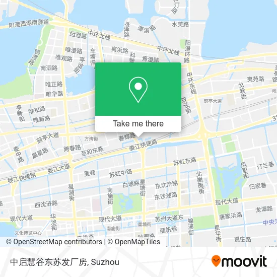 中启慧谷东苏发厂房 map