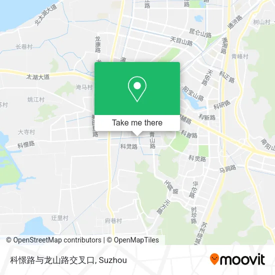 科憬路与龙山路交叉口 map