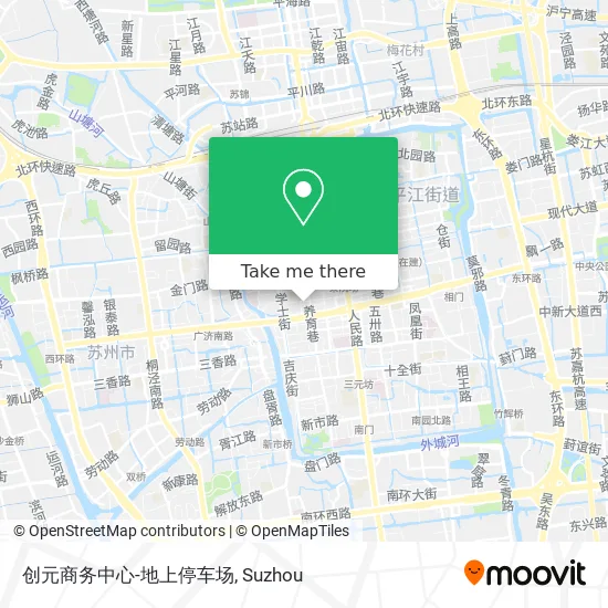 创元商务中心-地上停车场 map
