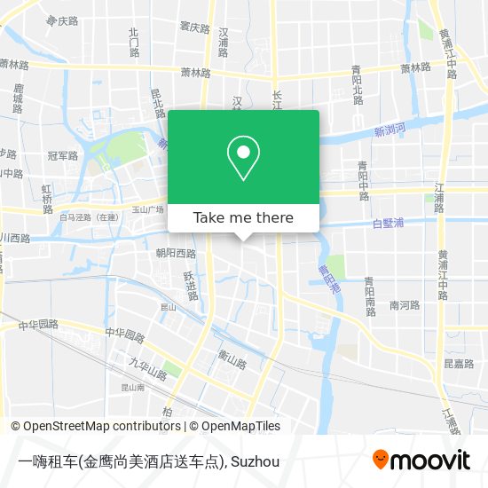 一嗨租车(金鹰尚美酒店送车点) map