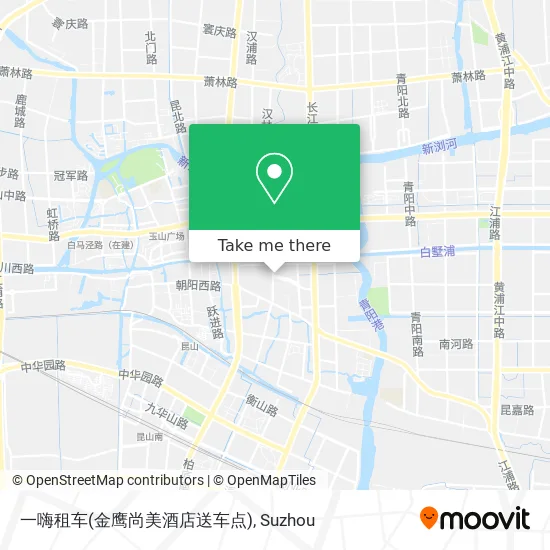 一嗨租车(金鹰尚美酒店送车点) map