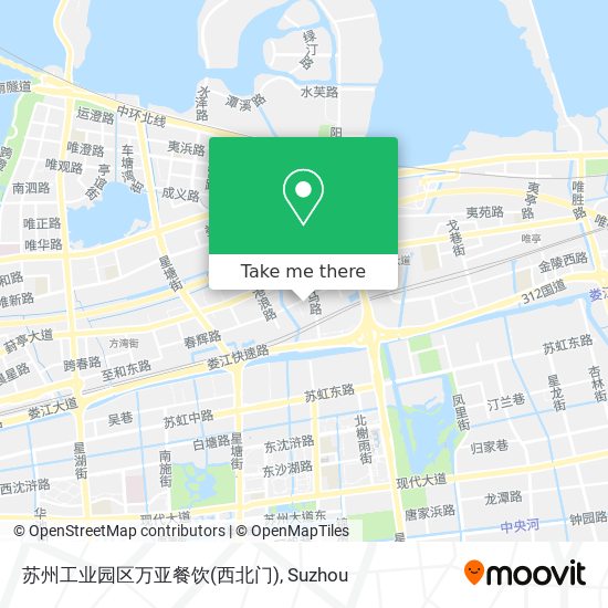 苏州工业园区万亚餐饮(西北门) map