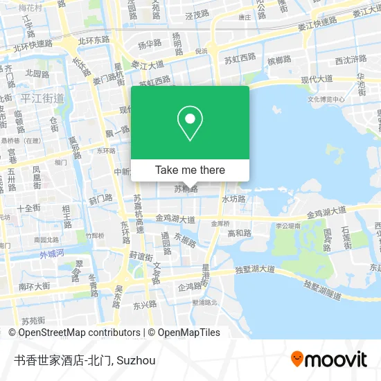 书香世家酒店-北门 map