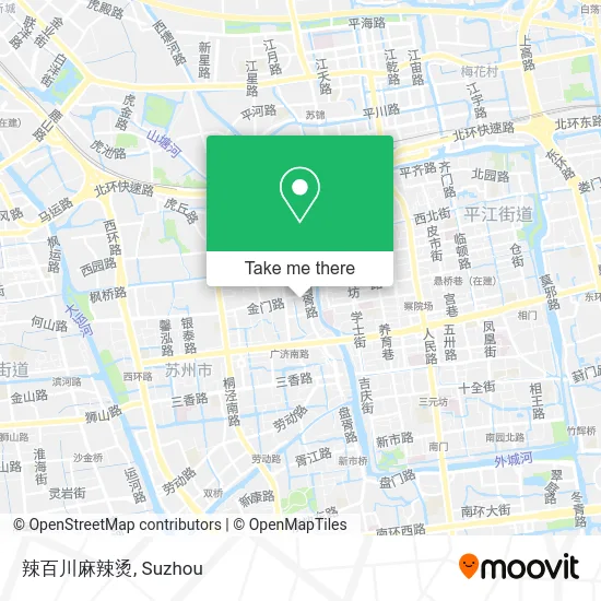 辣百川麻辣烫 map