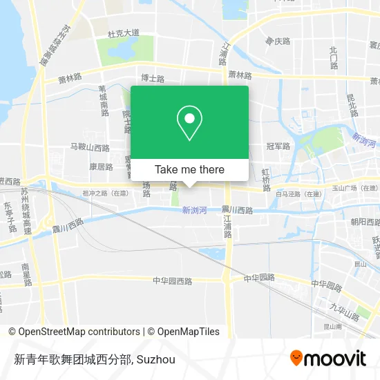 新青年歌舞团城西分部 map