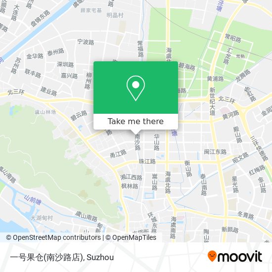 一号果仓(南沙路店) map