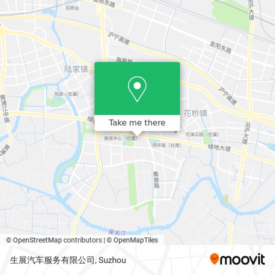 生展汽车服务有限公司 map