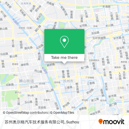 苏州奥尔格汽车技术服务有限公司 map