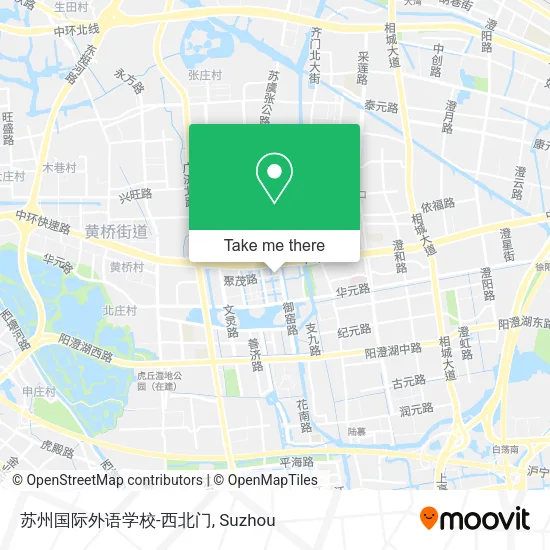 苏州国际外语学校-西北门 map