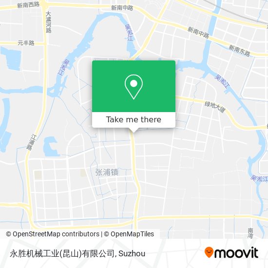 永胜机械工业(昆山)有限公司 map