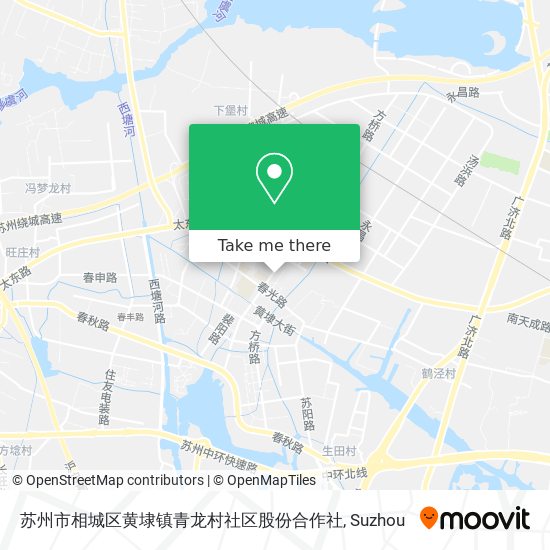 苏州市相城区黄埭镇青龙村社区股份合作社 map