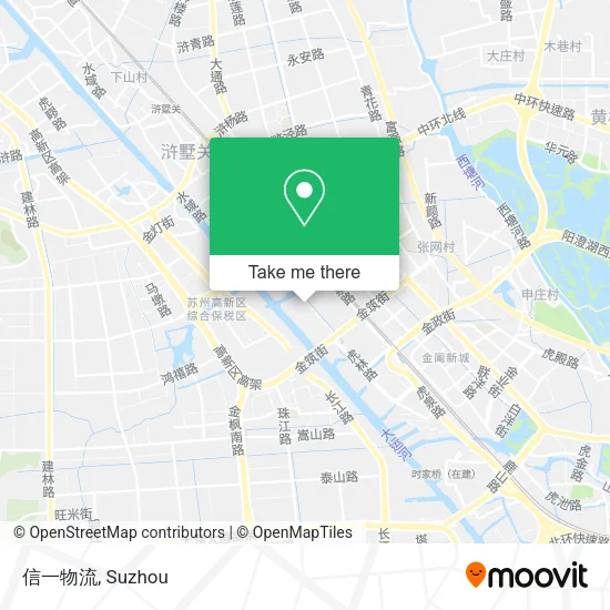 信一物流 map