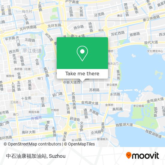 中石油康福加油站 map