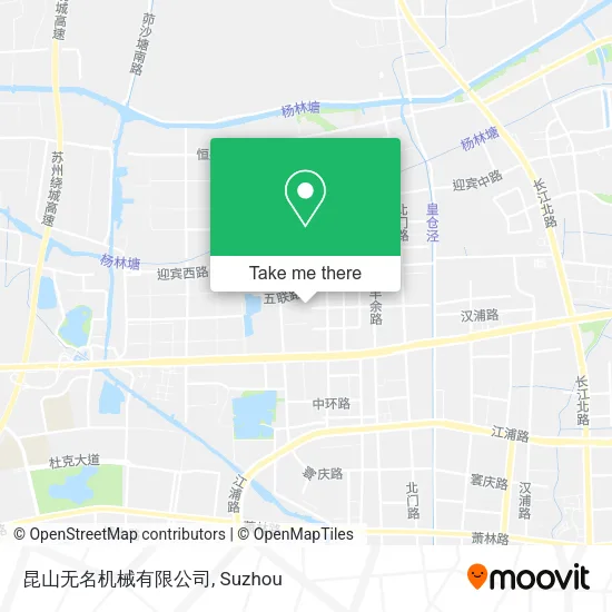 昆山无名机械有限公司 map