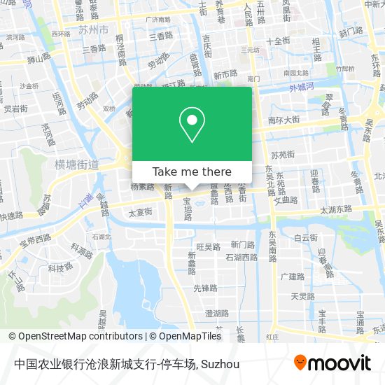 中国农业银行沧浪新城支行-停车场 map