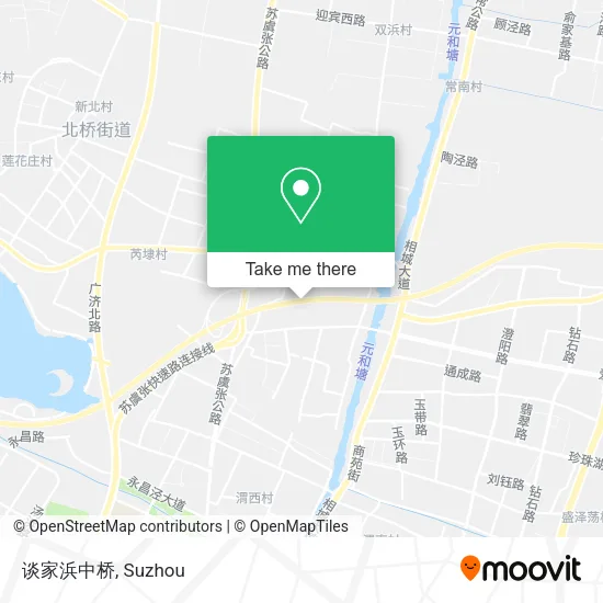 谈家浜中桥 map