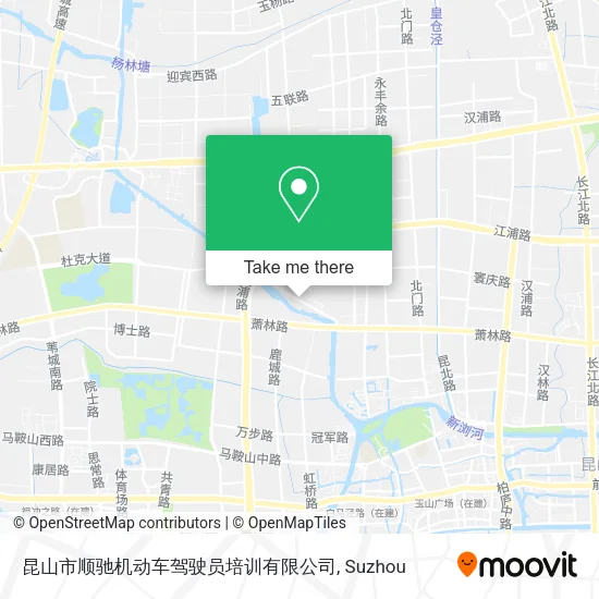 昆山市顺驰机动车驾驶员培训有限公司 map
